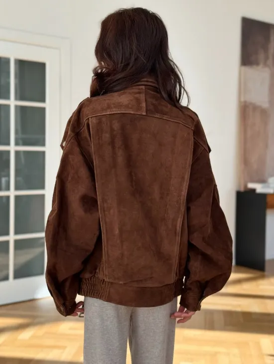 Замшевая куртка женская 2025 - фото 3