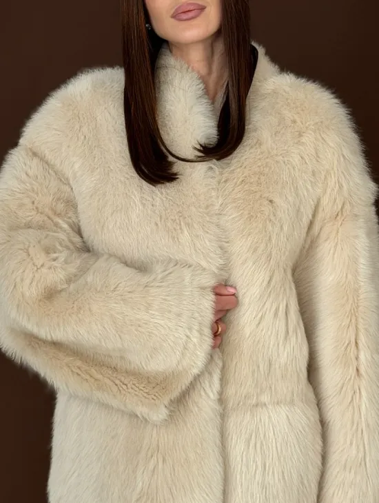 Дубленка из итальянской тосканы - фото 1