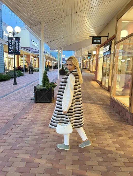 Жилет из меха орилага под шиншиллу - фото 4